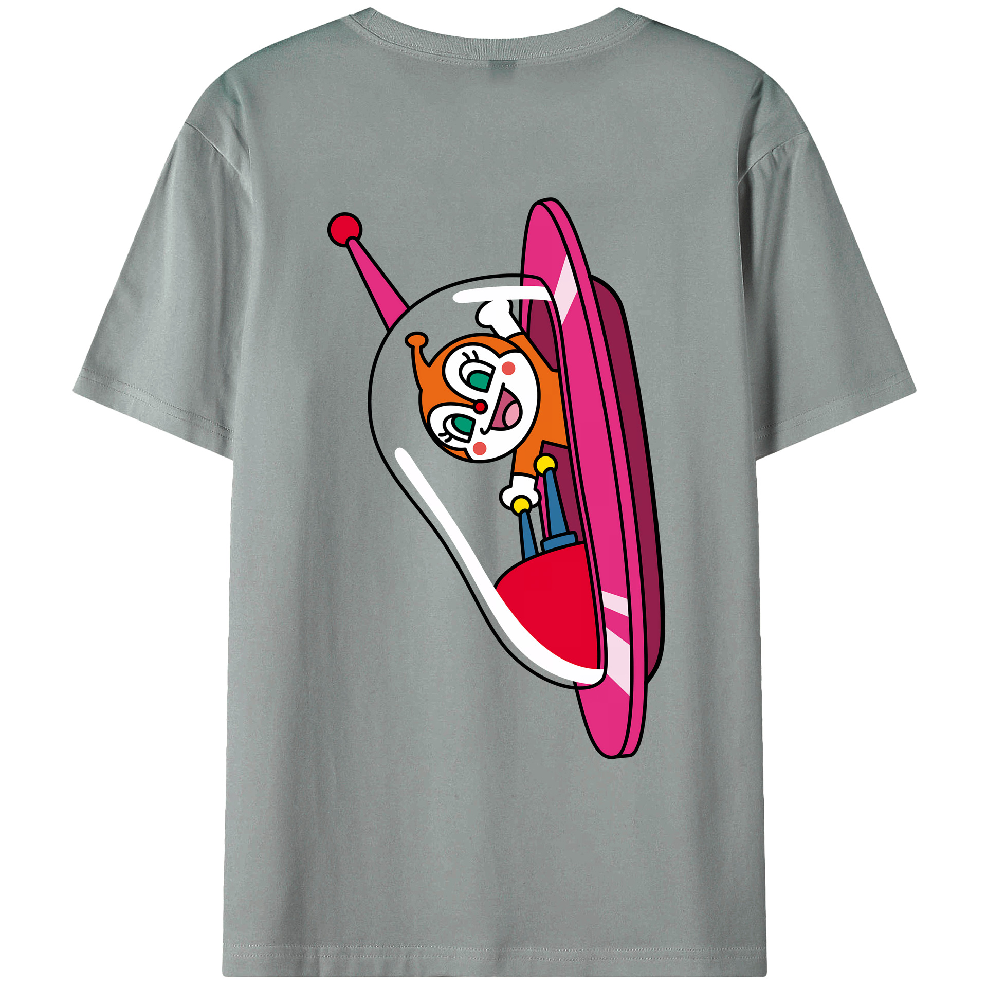 （画像用） アンパンマン Anpanman 綿100％ メンズ半袖Tシャツ（バックプリント） 通気性
